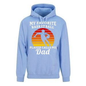 My Favorite Basketball Player Calls Me Dad Basketball Player Unisex Surf Hoodie