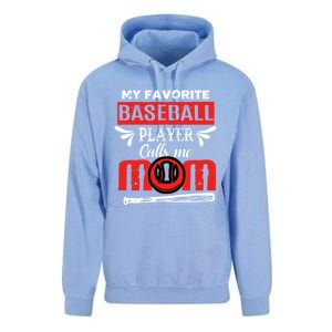 My Favorite Baseball Player Calls Me Mom Mothers Day Cool Gift Unisex Surf Hoodie