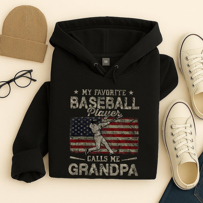 My Favorite Baseball Player Calls Me Grandpa FatherS Day Hoodie