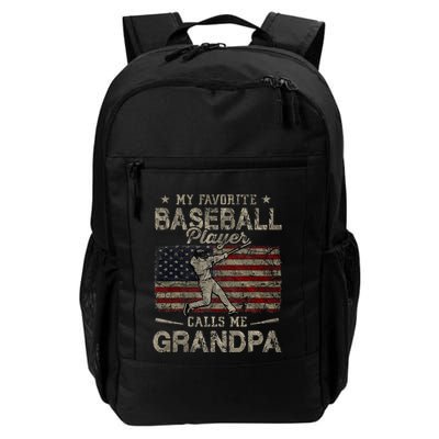My Favorite Baseball Player Calls Me Grandpa FatherS Day Backpack