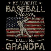 My Favorite Baseball Player Calls Me Grandpa FatherS Day Sustainable Beanie