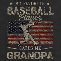 My Favorite Baseball Player Calls Me Grandpa FatherS Day 25L Jumbo Tote