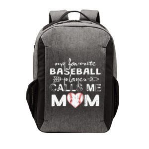 My Favorite Baseball Player Calls Me Mom Mothers Day Vector Backpack