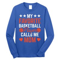 My Favorite Basketball Player Calls Me Mom Match Team Coach Gift Long Sleeve Shirt