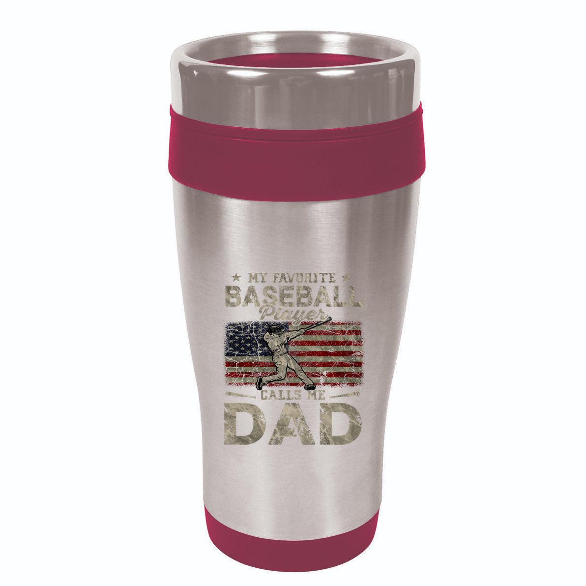 My Favorite Baseball Player Calls Me Dad FatherS Day Cotton Canvas Backpack