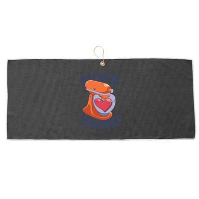 Mixed Feelings Baking Large Microfiber Waffle Golf Towel
