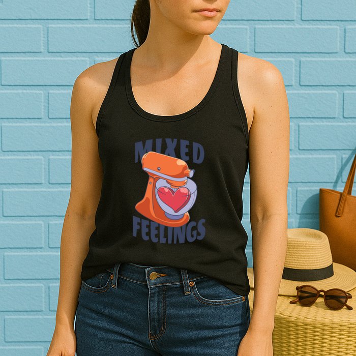 Mixed Feelings Baking Womens Tank Top