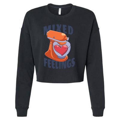 Mixed Feelings Baking Cropped Pullover Crew