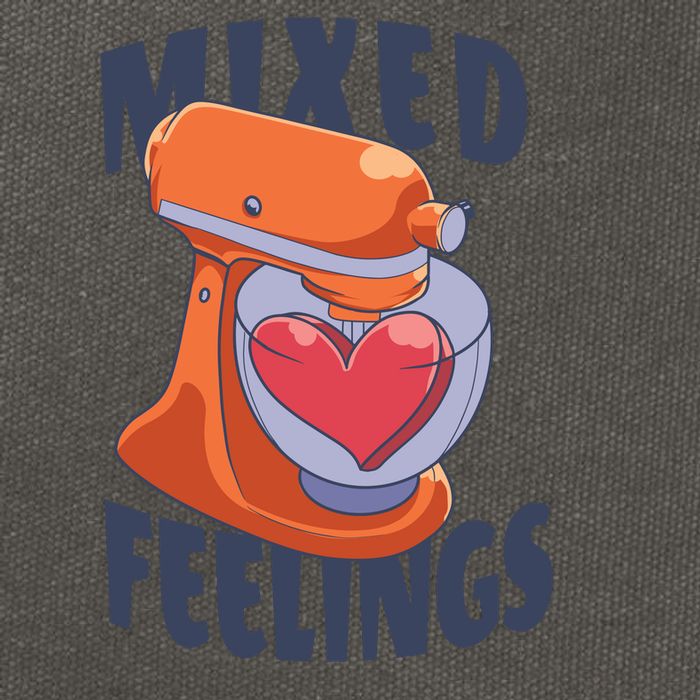 Mixed Feelings Baking Cotton Canvas Backpack
