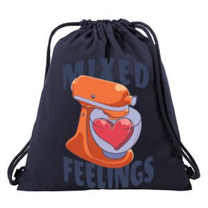 Mixed Feelings Baking Drawstring Bag