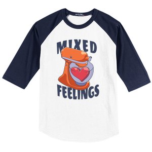 Mixed Feelings Baking Baseball Sleeve Shirt