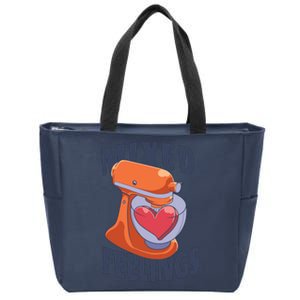 Mixed Feelings Baking Zip Tote Bag