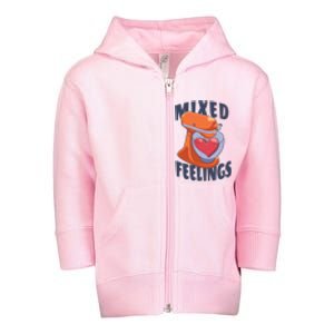 Mixed Feelings Baking Toddler Zip Fleece Hoodie