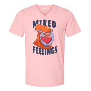 Mixed Feelings Baking V-Neck T-Shirt