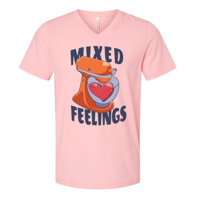 Mixed Feelings Baking V-Neck T-Shirt