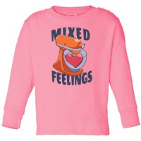 Mixed Feelings Baking Toddler Long Sleeve Shirt