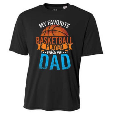 My Favorite Basketball Player Calls Me Dad Basketball Cooling Performance Crew T-Shirt