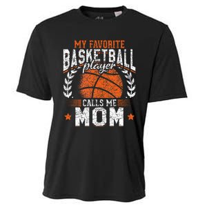 My Favorite Basketball Player Calls Me Mom Basketball Cooling Performance Crew T-Shirt