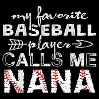My Favorite Baseball Player Calls Me Nana Shirt, Mother Day Impact Tech Backpack