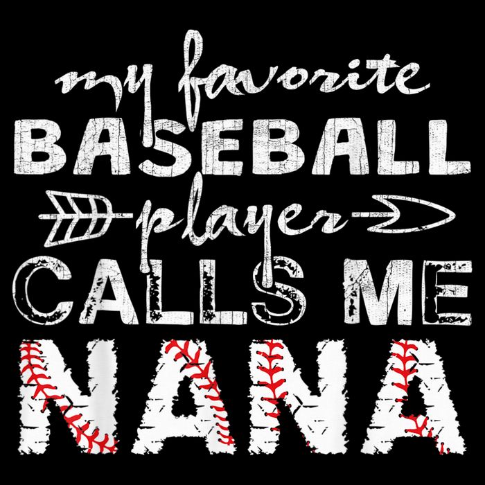My Favorite Baseball Player Calls Me Nana Shirt, Mother Day Impact Tech Backpack