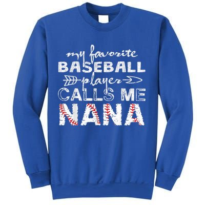 My Favorite Baseball Player Calls Me Nana Shirt, Mother Day Sweatshirt