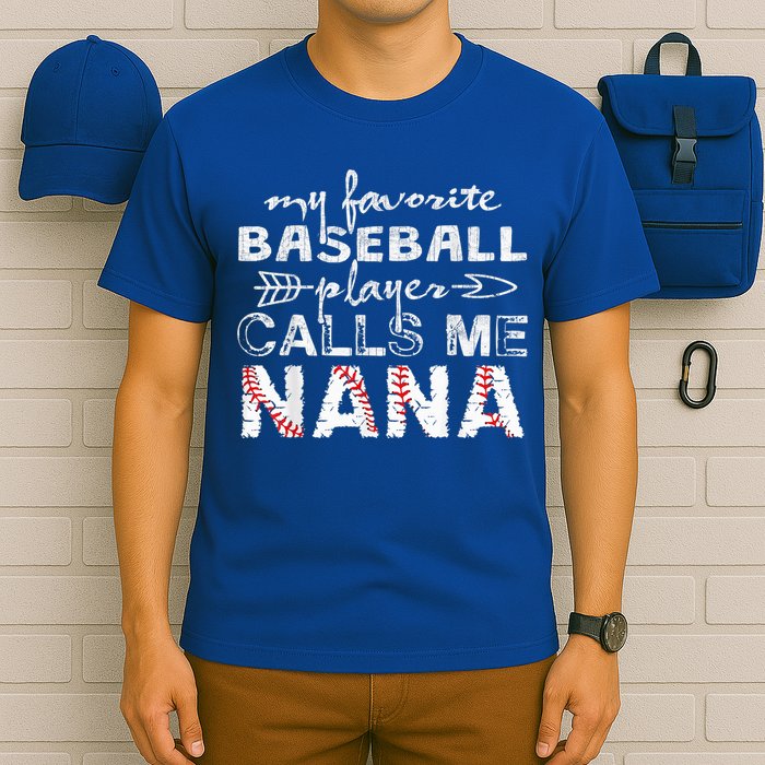 My Favorite Baseball Player Calls Me Nana Shirt, Mother Day T-Shirt