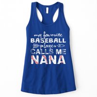 My Favorite Baseball Player Calls Me Nana Shirt, Mother Day Womens Tank Top