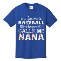 My Favorite Baseball Player Calls Me Nana Shirt, Mother Day Kids T-Shirt