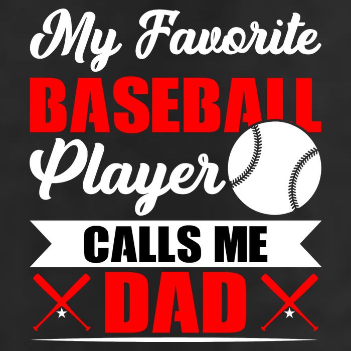My Favorite Baseball Player Calls Me Dad Funny Baseball Dad Cool Comfort Performance Bucket Hat