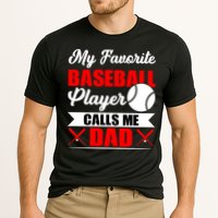 My Favorite Baseball Player Calls Me Dad Funny Baseball Dad Cooling Performance Crew T-Shirt