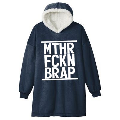 Mthr Fckn Brap Ski Trending Arctic Cat Snowmobiling Sound Snow Mobile Ride Dog Hooded Wearable Blanket