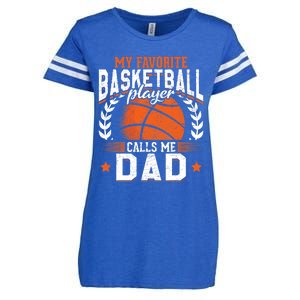 My Favorite Basketball Player Calls Me Dad Basketball Enza Ladies Jersey Football T-Shirt