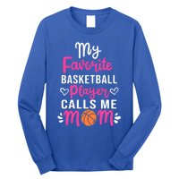 My Favorite Basketball Player Calls Me Mom Mothers Day Cute Gift Long Sleeve Shirt