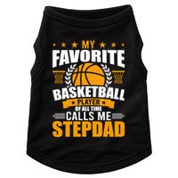My Favorite Basketball Player Calls Me Stepdad Gift Doggie Tank