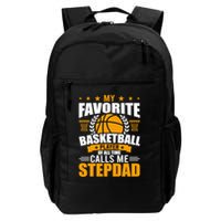 My Favorite Basketball Player Calls Me Stepdad Gift Backpack
