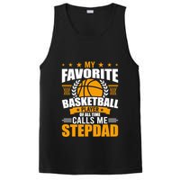 My Favorite Basketball Player Calls Me Stepdad Gift PosiCharge Competitor Tank