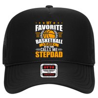 My Favorite Basketball Player Calls Me Stepdad Gift Trucker Hat