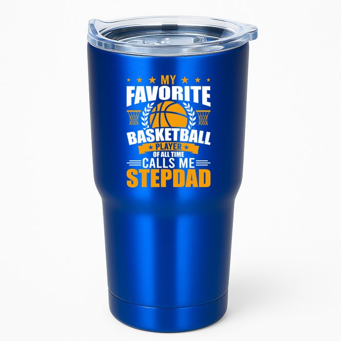 My Favorite Basketball Player Calls Me Stepdad Gift Tumbler