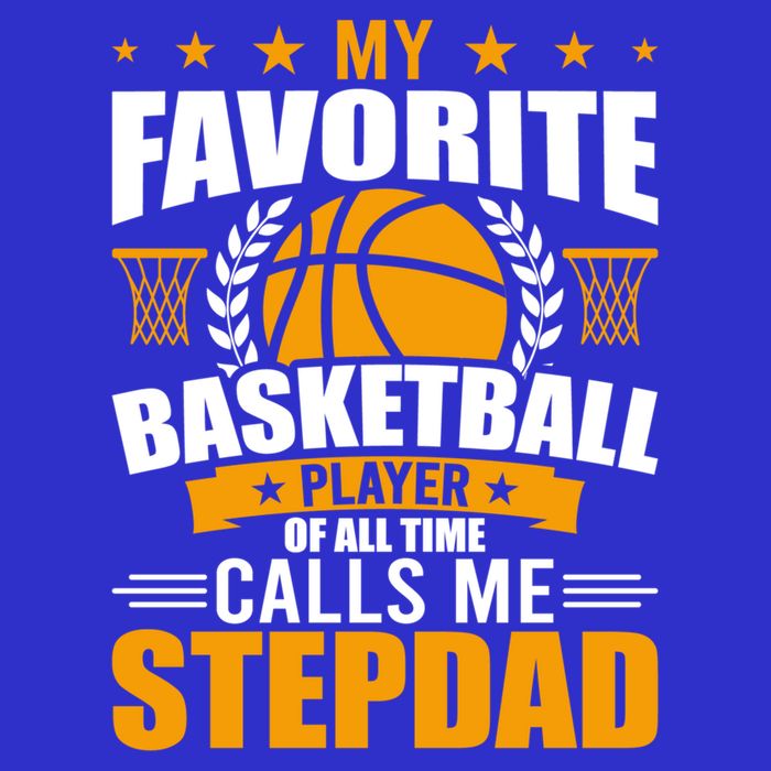 My Favorite Basketball Player Calls Me Stepdad Gift Toddler T-Shirt