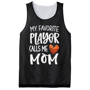 My Favorite Basketball Player Calls Me Mom Basketball Mom Mesh Reversible Basketball Jersey Tank