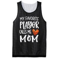 My Favorite Basketball Player Calls Me Mom Basketball Mom Mesh Reversible Basketball Jersey Tank