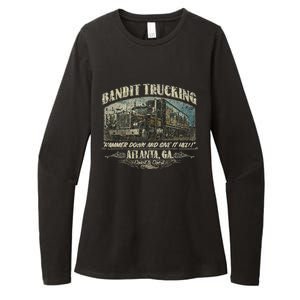 Men Funny Bandit Trucking 1977 Family Distressed Womens CVC Long Sleeve Shirt