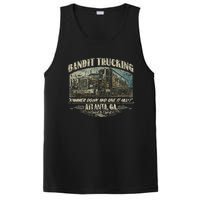 Men Funny Bandit Trucking 1977 Family Distressed PosiCharge Competitor Tank