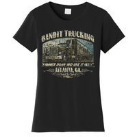 Men Funny Bandit Trucking 1977 Family Distressed Women's T-Shirt