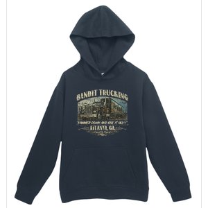 Men Funny Bandit Trucking 1977 Family Distressed Urban Pullover Hoodie