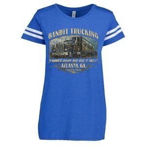 Men Funny Bandit Trucking 1977 Family Distressed Enza Ladies Jersey Football T-Shirt