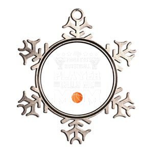 My Favorite Basketball Player Calls Me Mom Meaningful Gift Metallic Star Ornament