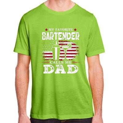 My Favorite Bartender Calls Me Dad Fathers Day Gift Adult ChromaSoft Performance T-Shirt