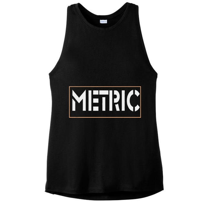 Metric Funny Band Ladies PosiCharge Tri-Blend Wicking Tank