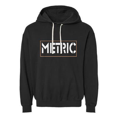 Metric Funny Band Garment-Dyed Fleece Hoodie